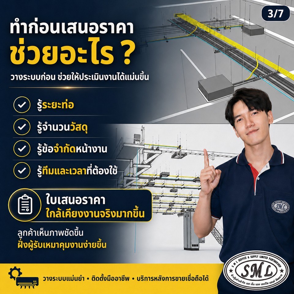ประโยชน์ของการทำ MEP ระบบแอร์ก่อนติดตั้ง ภาพที่ 5